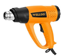 WELLOO HGT41200A 2000W Industrial Grade Dual Temperature Electric Hot Air Blower Adjustable for Heat Gun.